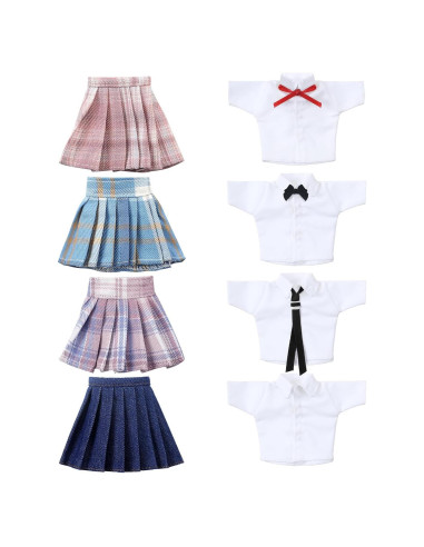 Ropa de Muñeca Bencailor 8 Piezas Verano 30 cm Accesorios