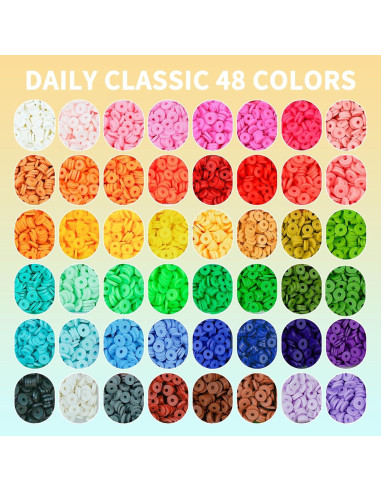 Kit de Pulseras de Amistad Sistenia - 14,000 Piezas de Arcilla