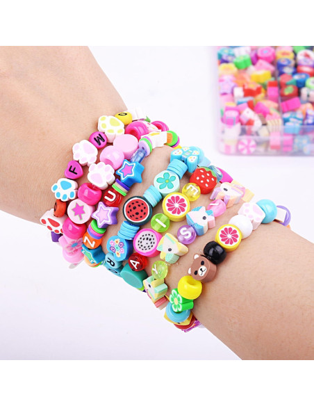 Kit de Pulseras de Cuentas BBita 1000PCS 24 Estilos Diversos Kit de Pulseras de Cuentas BBita 1000PCS 24 Estilos Diversos