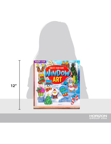 Kit de Arte de Ventana Navideño Horizon Group 20 Proyectos