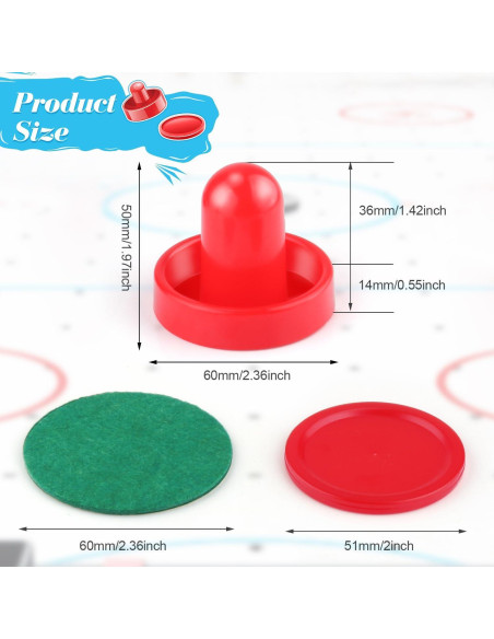 3 Sets Hockey de Aire Cositina 6 Palas 12 Discos 60mm 3 Sets Hockey de Aire Cositina 6 Palas 12 Discos 60mm