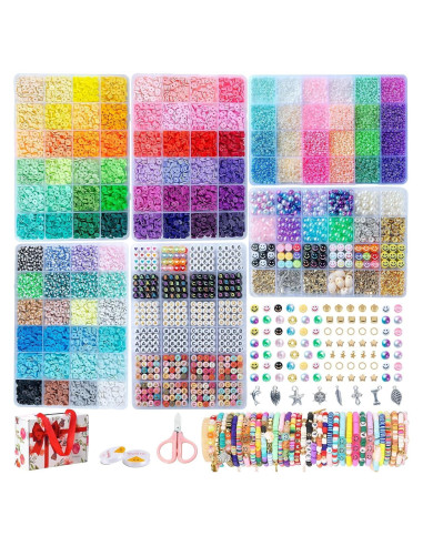 Kit de Fabricación de Pulseras de Amistad SJZWSD - 16,300 cuentas