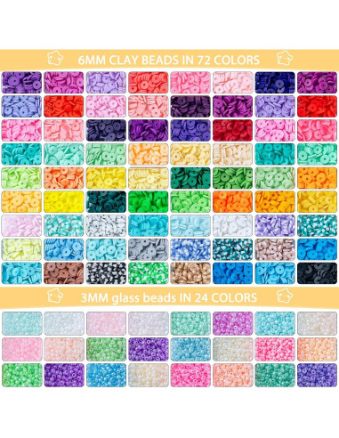Kit de Fabricación de Pulseras de Amistad SJZWSD - 16,300 cuentas