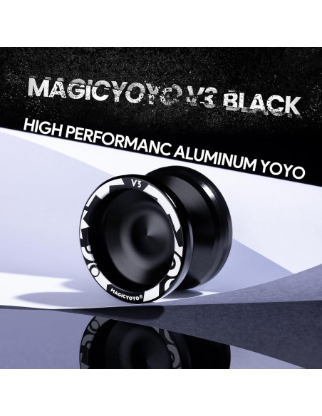 Yoyo Profesional MAGICYOYO V3 para Niños y Adultos - Negro Yoyo Profesional MAGICYOYO V3 para Niños y Adultos - Negro