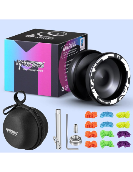 Yoyo Profesional MAGICYOYO V3 para Niños y Adultos - Negro Yoyo Profesional MAGICYOYO V3 para Niños y Adultos - Negro