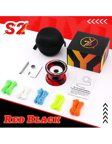 Yoyo Profesional S2 Metálico Doble Función 65g para Niños y Adultos