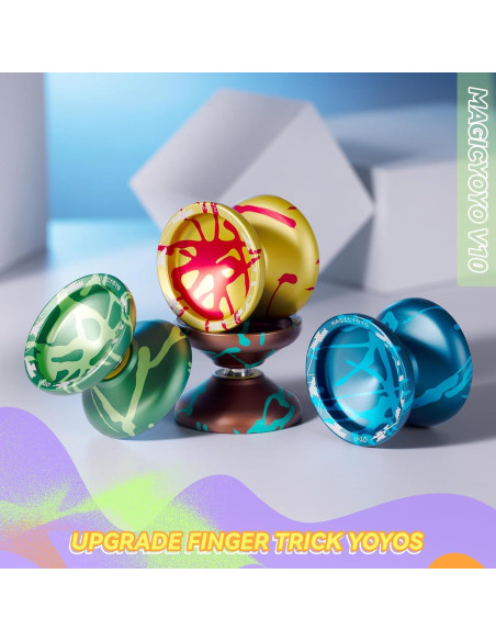Yoyo Profesional MAGICYOYO V10 Metálico Responsivo - Rojo Yoyo Profesional MAGICYOYO V10 Metálico Responsivo - Rojo