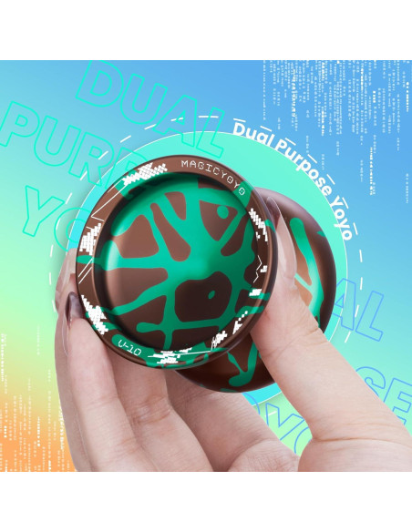 Yoyo Profesional MAGICYOYO V10 Metal con Estuche Verde Yoyo Profesional MAGICYOYO V10 Metal con Estuche Verde