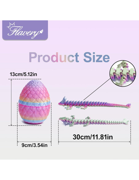 Dragón de Cristal Flexible Flavery 30 cm Juguete Antiestrés Dragón de Cristal Flexible Flavery 30 cm Juguete Antiestrés
