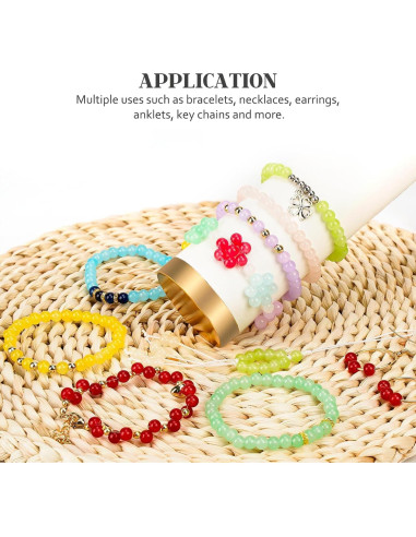 Kit de Fabricación de Pulseras de Perlas de Vidrio Sistenia 1400pcs