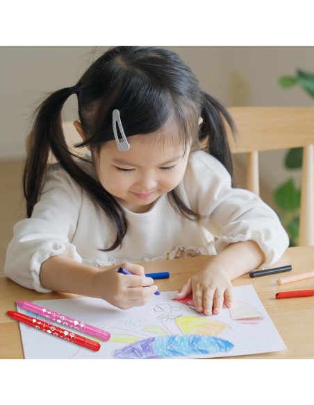 Crayones Acuarelables PATIKIL 12 Pcs Color Púrpura Oscuro Crayones Acuarelables PATIKIL 12 Pcs Color Púrpura Oscuro