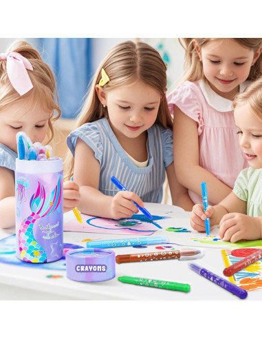 Crayones DreamCandy CK 12 Colores No Tóxicos para Niños