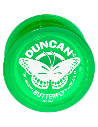 Yo-Yo Duncan Butterfly Verde para Principiantes con Eje de Acero