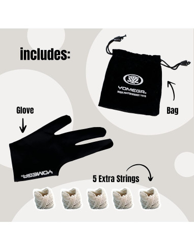 Yo-yo Yomega Maverick de aluminio para niños + 2 cuerdas