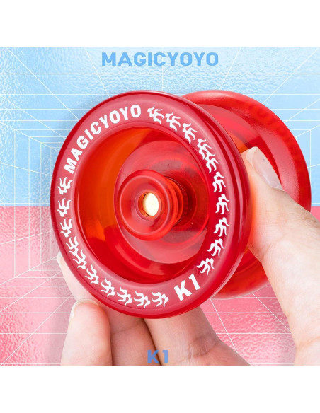 Yoyo MAGICYOYO K1 Rojo para Niños y Principiantes Yoyo MAGICYOYO K1 Rojo para Niños y Principiantes