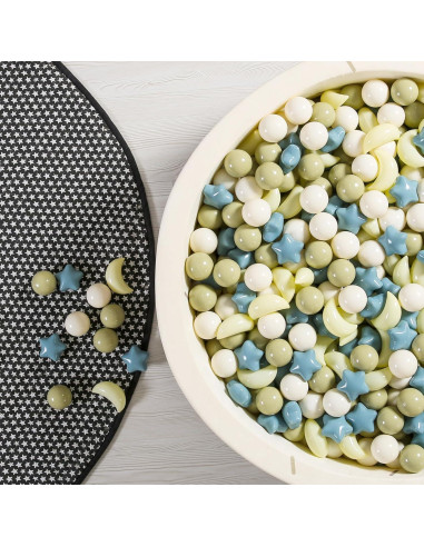 Bolas de Piscina GOGOSO 100PCS Estrellas y Lunas