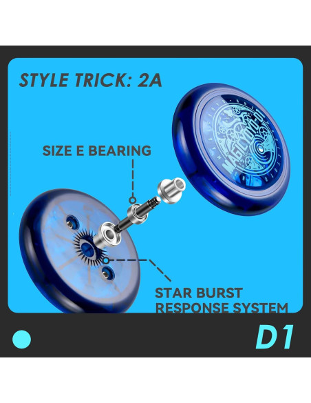 Yo-Yo D1 MAGICYOYO Responsivo para Niños Principiantes Yo-Yo D1 MAGICYOYO Responsivo para Niños Principiantes