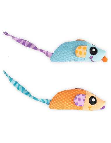 Juguete Dental para Gatos PetStages Ratones Masticables