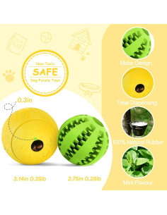 Juguete Interactivo para Perros HIPPIH - Bola Dispensadora 2