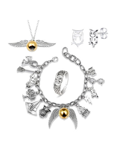 Conjunto de Pulseras de Encanto - Joyería Ajustable para Niñas