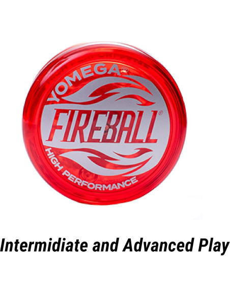 Yoyo Yomega Fireball Rojo Transaxle para Trucos Avanzados Yoyo Yomega Fireball Rojo Transaxle para Trucos Avanzados