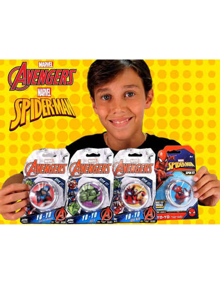 Yo-Yo Marvel JA-RU Superhéroes 10 cm para Niños Yo-Yo Marvel JA-RU Superhéroes 10 cm para Niños