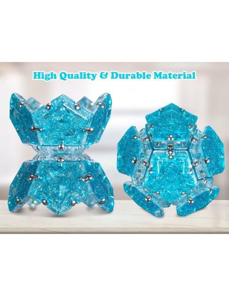 Esfera Magnética Antiestrés LAFFTRAK - Set 12 Piezas Azul Esfera Magnética Antiestrés LAFFTRAK - Set 12 Piezas Azul