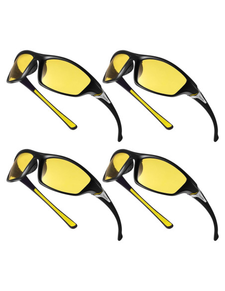 TOODOO 4 Pares Gafas de Sol Polarizadas UV para Hombres TOODOO 4 Pares Gafas de Sol Polarizadas UV para Hombres