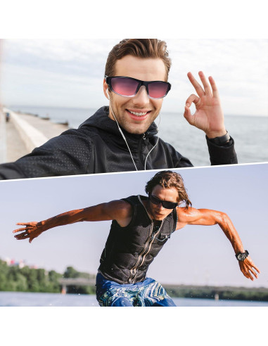 TOODOO 4 Pares Gafas de Sol Polarizadas UV para Hombres
