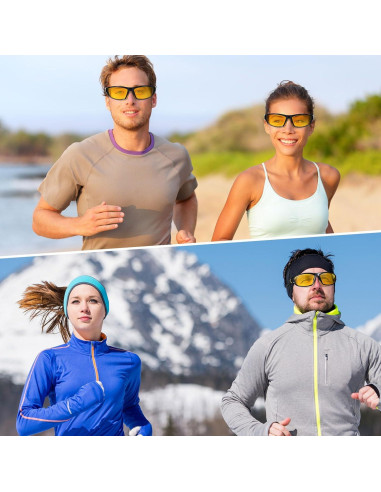 TOODOO 4 Pares Gafas de Sol Polarizadas UV para Hombres