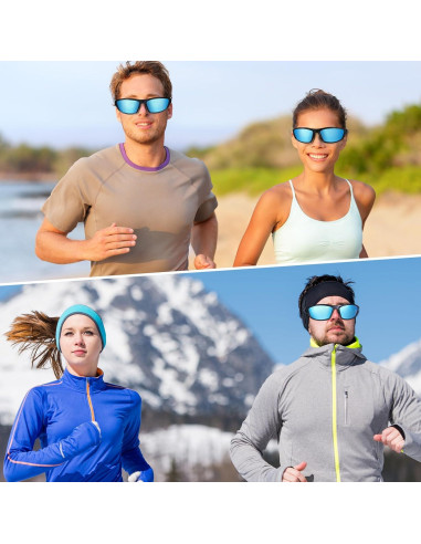 TOODOO 4 Pares Gafas de Sol Polarizadas UV para Hombres