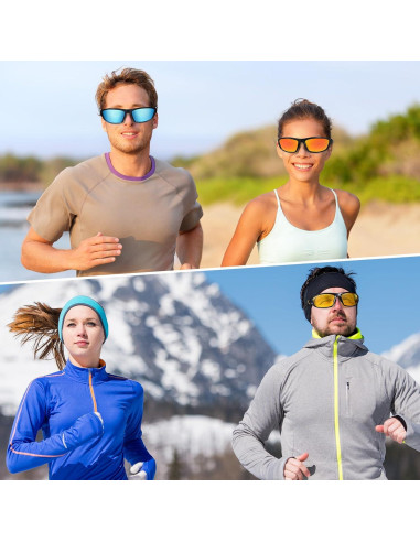 TOODOO 4 Pares Gafas de Sol Polarizadas UV para Hombres