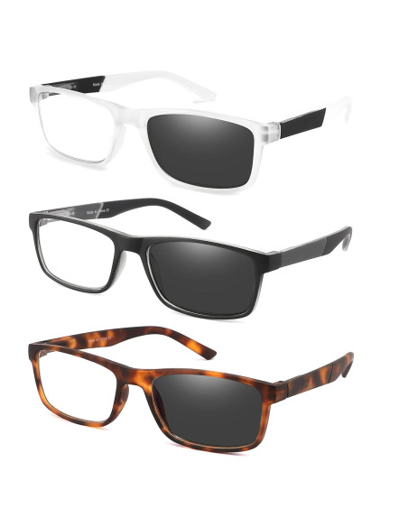 Gafas de lectura DONGDI anti luz azul UV400 4 paquetes Gafas de lectura DONGDI anti luz azul UV400 4 paquetes