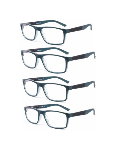 Gafas de lectura DONGDI 4 paquetes anti luz azul 2.50