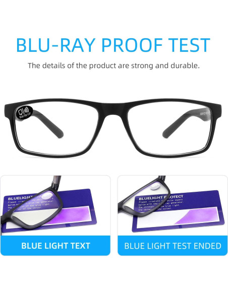 Gafas de lectura DONGDI 4 Pack Anti Luz Azul 1.75 Gafas de lectura DONGDI 4 Pack Anti Luz Azul 1.75