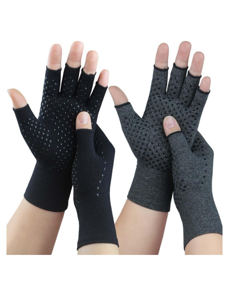 Guantes de Compresión Tiny Chou para Artritis - 2 Pares Guantes de Compresión Tiny Chou para Artritis - 2 Pares