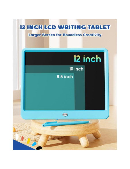 Bravokids Tableta de Escritura LCD 30.5 cm Azul para Niños Bravokids Tableta de Escritura LCD 30.5 cm Azul para Niños