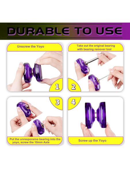 Yoyo MAGICYOYO K2 Cristal Paquete 2 Niños y Adultos Yoyo MAGICYOYO K2 Cristal Paquete 2 Niños y Adultos