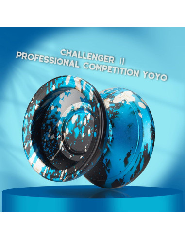 Yoyo Profesional HKSOD Challenger I Metal Negro Azul