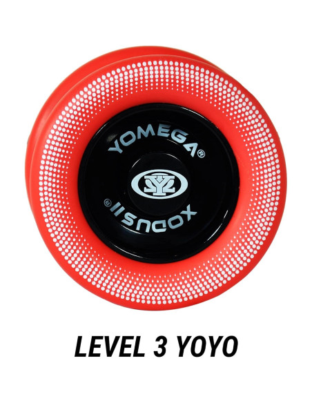 Yoyo Yomega Xodus II - Profesional Negro Rojo - 76-86g Yoyo Yomega Xodus II - Profesional Negro Rojo - 76-86g