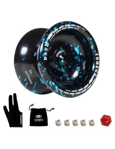 Yoyo Yomega Dash de Aluminio Avanzado + 5 Cuerdas y Guante