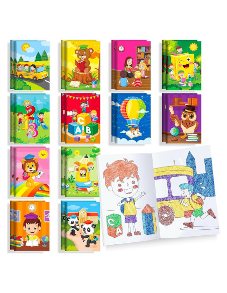 BenLouis 24 Libros de Colorear Mini para Niños 4-16 Años BenLouis 24 Libros de Colorear Mini para Niños 4-16 Años