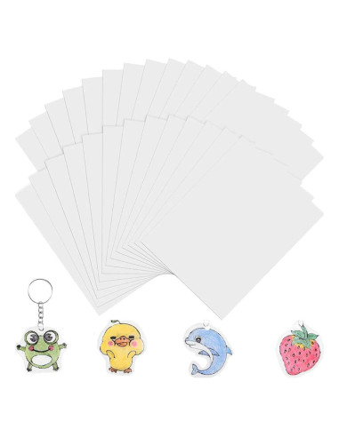 30 Hojas de Plástico Retráctil FAQUSA 20x14.5 cm para Manualidades