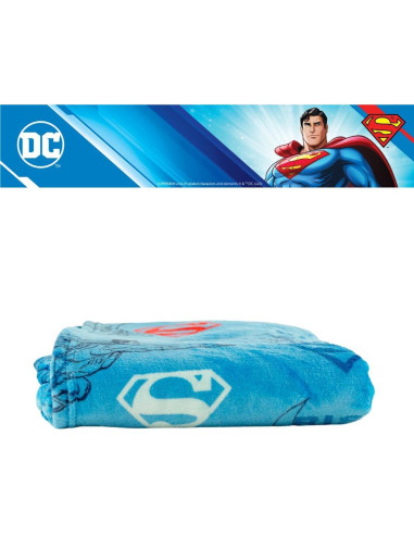 Manta Superman Franco 116x152 cm Suave y Acogedora