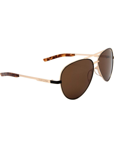 Gafas de sol Tifosi Aviator Oro Medianoche Lente Marrón