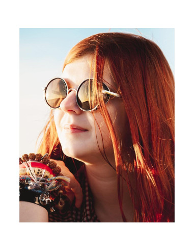 Gafas Steampunk Coume 8 Pcs Redondas Metalicas Unisex