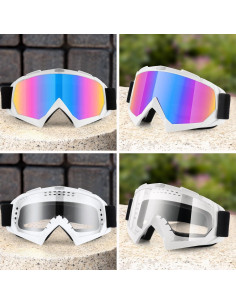 Gafas de Motocross SINGARO 2 Paquetes a Prueba de Viento 2