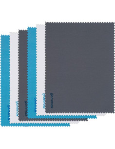 Paquete de 6 paños de microfibra Gommax 15x18 cm para lentes 2