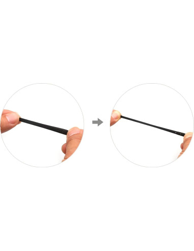 5 Pares Puntas Silicona Antideslizantes Gafas HengKe