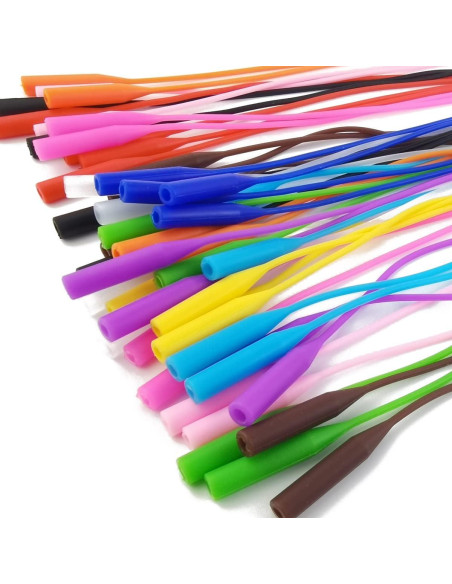 Correas para Gafas GXXMEI 24PCS Silicona Ajustables Correas para Gafas GXXMEI 24PCS Silicona Ajustables